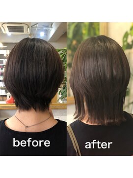 ボンビィヴァン(bon-vivant) 大分/府内町/シールエクステで似合わせカット