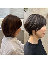 カシュカシュ(cache cache)&nbsp;白髪ぼかしハイライト　カラー　二子玉川　用賀