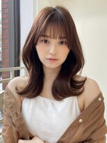 フォルテ 城北店 切りっぱなしボブ/エアリーロング/美髪/ピンクブラウン