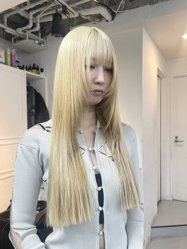 ミーム 原宿 表参道(meme) ◎ブロンドヘアダブルカラーハイトーンカラーケアブリーチ#原宿