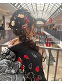 成人式編みおろしアレンジ/名定