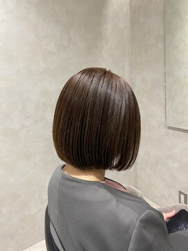 トキ(toki) ボブ×オレンジベージュ