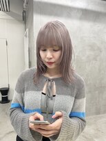 ミーム 原宿 表参道(meme)&nbsp;☆ハイトーンブリーチミルクティーカラーホワイトベージュカラー