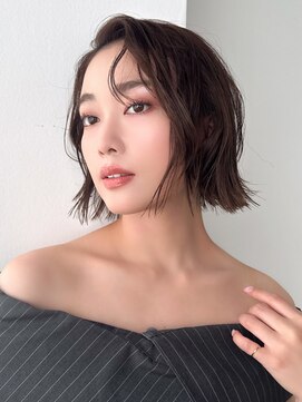 ドーチェ 瓢箪山(DOCHE) くびれボブ×シアーグレージュ