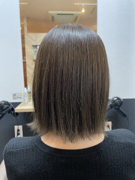 テーラヘアー 公津の杜店(TELA HAIR) ブリーチ無しグレージュ