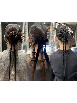 【ヘアセット：\4500→\3400】洗練されたタイトセット/個性派アレンジで魅力引き出す特別なstyleに.*[新宿]