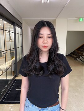 エレノア 自由が丘店(Eleanor) 地毛風カラー＊大人ロングスタイル＊小顔カットイルミナカラー