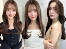 韓国レイヤーカットで柔らかな前髪、くびれで韓国ヘア引き立つ♪レイヤーカットで扱いやすくします[立川]