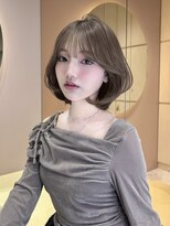 グロー 大宮(GLROW) ♭大宮/レイヤーカット/チョコレートブラウン/ボブカット/