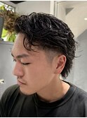 メンズ　ショート　ハイトーン　メンズバレイヤージュ