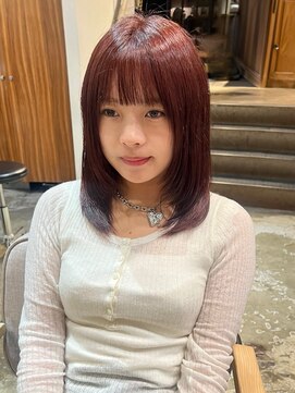 ノラ ヘアーサロン(NORA HAIR SALON) 【ERI】小顔レイヤーカットツヤカラーTOKIOトリートメント