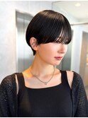コンパクトショートカット丸みショートくびれショートボブ表参道