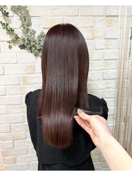 ミックリンクバイリッシュ(mic link by Riche) 髪質改善×深みベリーレッド♪