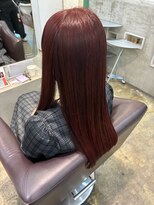 ピエドプールポッシュ(PiED DE POULE POCHE)&nbsp;ブリーチ無しのレッドブラウンヘア