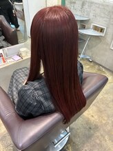 ピエドプールポッシュ(PiED DE POULE POCHE)&nbsp;ブリーチ無しのレッドブラウンヘア