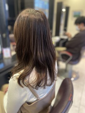 アース 大宮宮原店(HAIR&MAKE EARTH) グレージュカラーデジタルパーマ