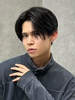 エルマーク 京都駅前(L-MARK)&nbsp;センターパート/ニュアンスパーマ/カルマパーマ/メンズ/眉毛