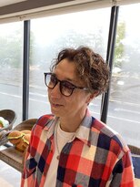 アース オーセンティック 新浦安店(EARTH Authentic)&nbsp;大人ハイライトパーマスタイル