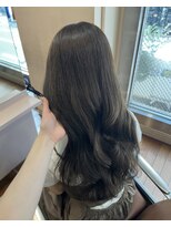 アクシス 栄店(`AXIS)&nbsp;森崎ワンホンレイヤー/ミルクティーブロンド/ダークブルー/栄