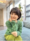 ふんわりパーマっぽショート