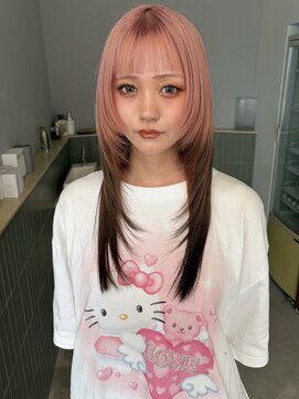 キオク(KIOX) ピンク ブラウン  ルーツカラー