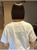 大分ショートボブ顔周りレイヤーカット髪質改善カラー