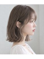 ワトワ 緑橋店(WAtoWA)&nbsp;秋の小顔ハッシュカット×白髪ぼかし艶メルティカラー30代40代