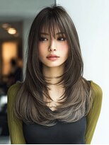 ダル 渋谷/表参道(DAL.)&nbsp;レイヤーカット/ハッシュカット/ブラウン/前髪カット