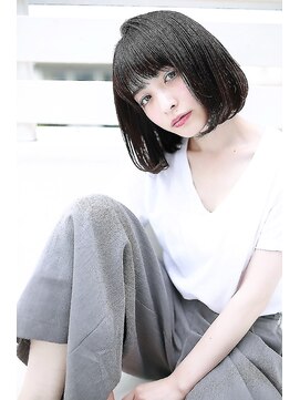 ラフィス ヘアー ピース 広島祇園店(La fith hair peace) 【Lafith】ナチュラルショートボブ