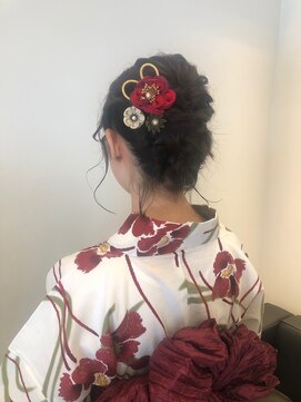 ディーヘアーデザイン(d.HAIR DESIGN) ボブ×アップアレンジ