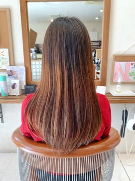 サロンドベル(Salon de Belle) ロング×グレージュ×大人カワイイ[Salon de Belle豊中]