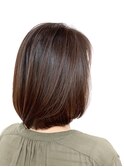 30代40代50代ツヤ髪カラー/ココアブラウン/ローレイヤー