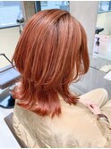 ツイステカラー エーストラッポラ オレンジベージュ