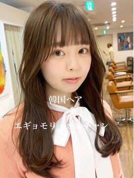 ノラキチジョウジ(NORA KICHIJOJI) #韓国ヘア#おくれ毛#ミルクティーグレージュ#ウルフ