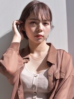 baLon.fem【yu-ma】ショート ミニボブ ラベンダーアッシュ