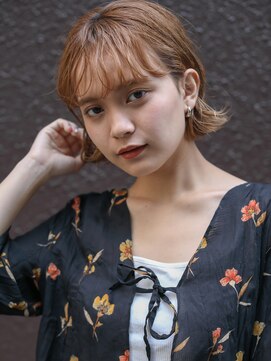 ジョニー ワンノート(Johnny Onenote) 【Johnny Onenote】前髪パーマ×切りっぱなしボブ