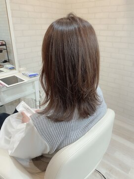 マーリャヘアー(mallia hair) くびれ外ハネセミロング