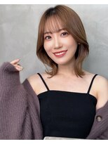 ロンドプロフィール 浦和(Lond profil)&nbsp;蒲生優 【ココアベージュ韓国風くびれミディアム】【浦和】