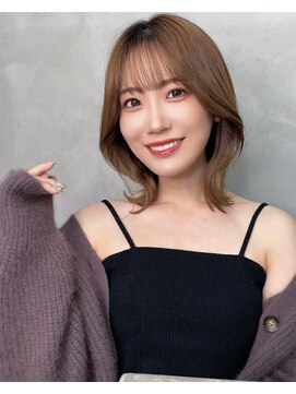 ロンドプロフィール 浦和(Lond profil) 蒲生優 【ココアベージュ韓国風くびれミディアム】【浦和】