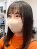 【夏山指名】曲がる前髪縮毛矯正＋全体カット￥13200