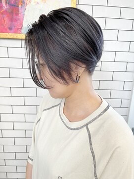 リール(THE RIRE.) ＊THE  RIRE.  ラベンダーグレー×刈り上げショートスタイル＊