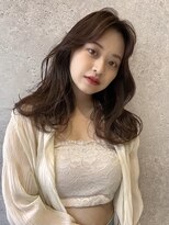 アース 三軒茶屋店(HAIR&MAKE EARTH) 三軒茶屋_レディース_ロング_コテ巻き_パーマ_Aライン_ブラウン