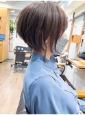 30代/40代/50代・絶壁解消・小顔前下がりショートボブ【中村】★