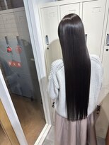 イオエ 梅田(ioe)&nbsp;ダブルカラー/大人ボブ/黒髪スタイル/髪質改善/縮毛矯正