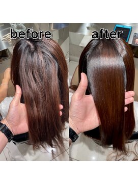 IJK 表参道 ゆずる式【髪質改善シルクストレート】