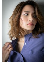 カバーヘア ブリス 志木南口駅前店(COVER HAIR bliss)&nbsp;オンブレハイライト外ハネカールボブパーマw志木20代30代40代