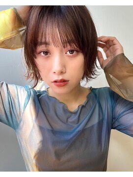 エル(EL by green) エアリーボブ×グレージュ