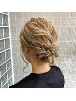 ボアップ 新居浜店(boappu) #ヘアセット #シニヨン #アップスタイル