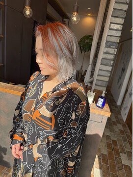 ベランダ(veranda) オレンジ・アンブレラカラー