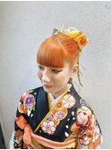 【ポニーテール】成人式/卒業式/結婚式/ヘアセット/アレンジ